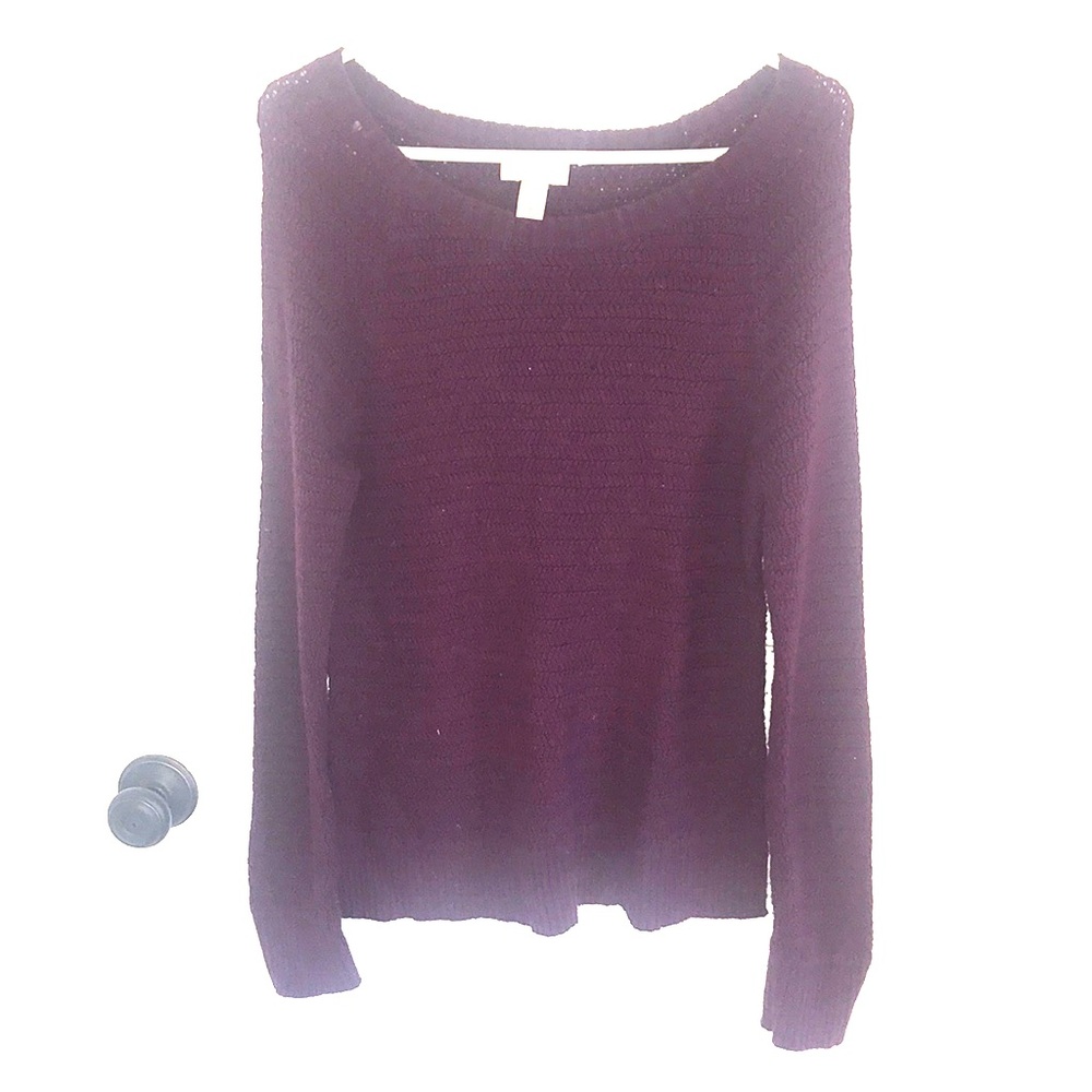 Dark Purple Loft Sweater